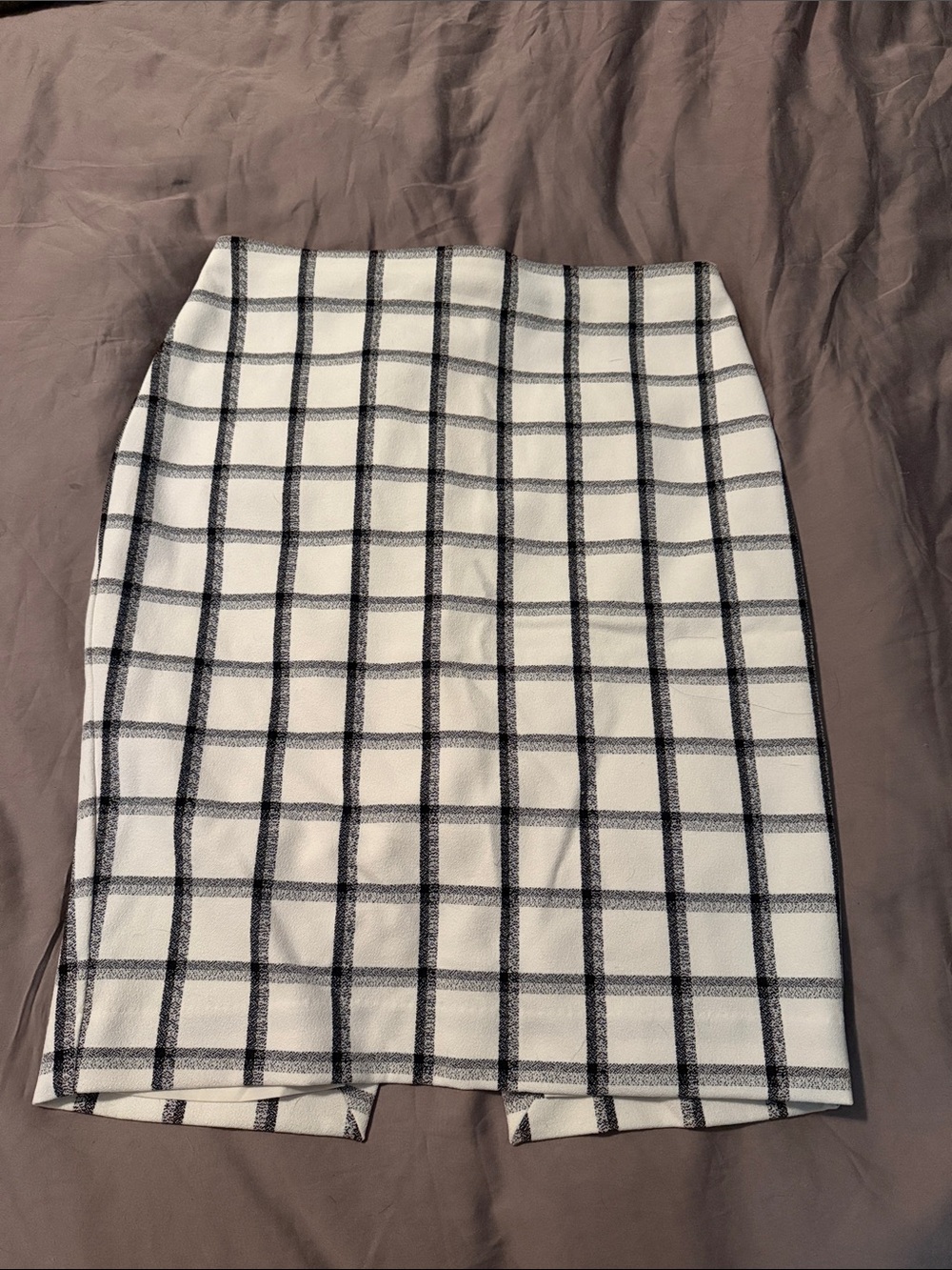 NWOT Express Windowpane Pencil Skirt